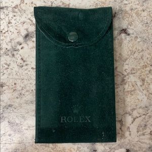 Rolex jewelry pouch